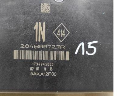 Renault Megane IV 2016-2024 hatchback 1.2 TCE petrol MT 97 kW 2016  Poistková skrinka 284B66727R