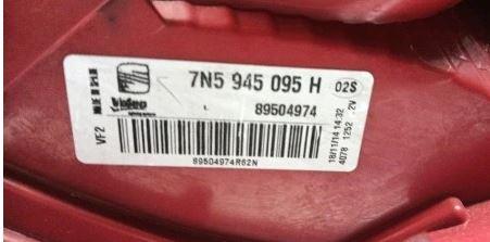 Seat Alhambra II 2010-2020 hatchback 2.0 TDI diesel AT 125 kW 2012  Svetlo zadné ľavé 7N5945095H