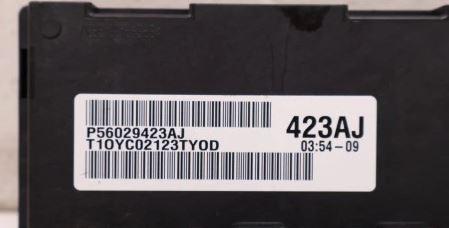 Jeep Grand cherokee WK2 4.7 petrol 170 kW 2013  Riadiaca jednotka P56029423AJ