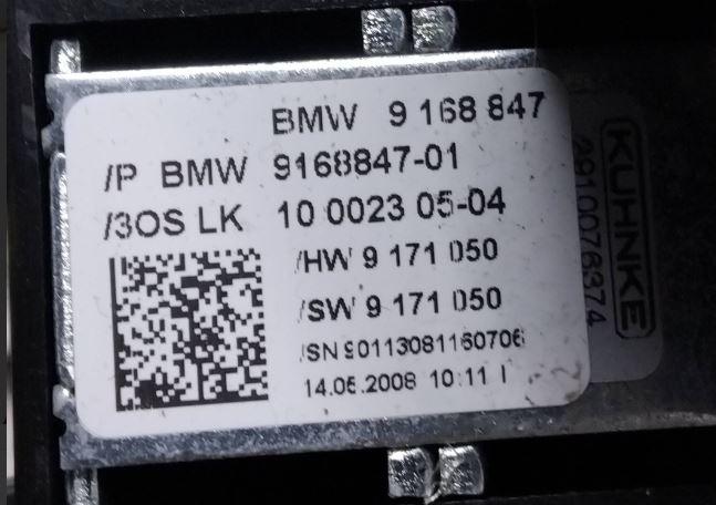 BMW X5 E70 2006-2013 hatchback 3.0 D diesel AT 200 kW 2007  Rýchlostná páka (kulisa) 9168847 1000230504