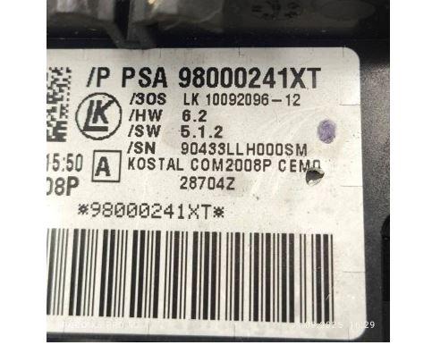 Peugeot 508 2010-2018 sedan 2.0 HDI diesel MT 103 kW 2011  Prepínacie páčky pod volantom 98000241XT