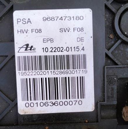 Citroen C5 II 2008-2017 combi 2.0 HDI diesel AT 120 kW 2010  Ručná brzda elektrická 9687473180