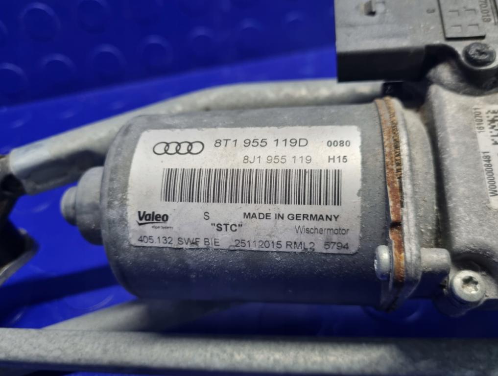 Audi A5 8T 2007-2016 Mechanizmus stieračov predný 8T1955119D