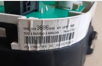 Citroen Berlingo II 2008-2018 hatchback 1.6 HDI diesel MT 66 kW 2011  Prístrojová doska 9639368680