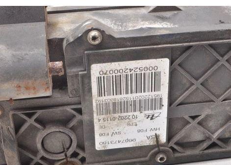 Citroen C5 II 2008-2017 sedan 2.0 HDI diesel AT 133 kW 2016  Ručná brzda elektrická 9687473180