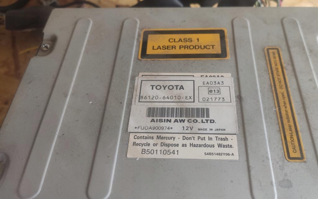 Toyota Corolla Verso II 2004-2009 Rádio 86120-64010-EX