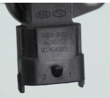 Kia Rio I 1999-2005 hatchback 1.3 petrol MT 60 kW 2005  Snímač polohy vačkového hriadeľa 39350-3F000