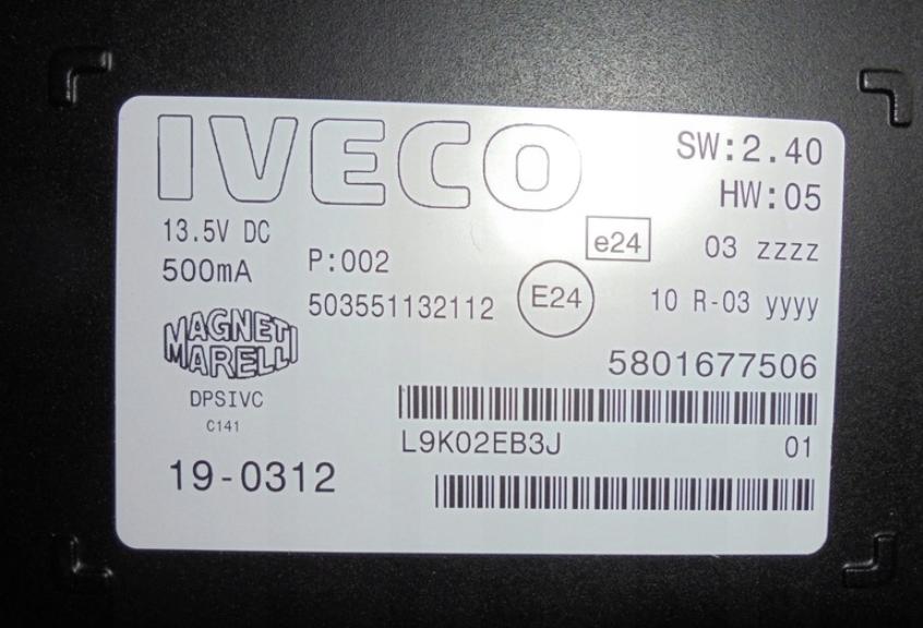 Iveco  IVECO STRALIS HI-WAY  Displej 5801677506