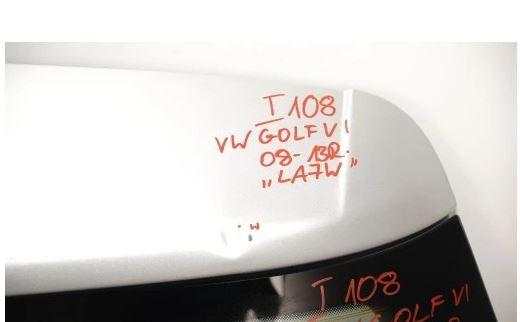 Volkswagen Golf VI 2008-2013 hatchback 1.6 petrol MT 55 kW 1994  Kapota zadná (kufor)