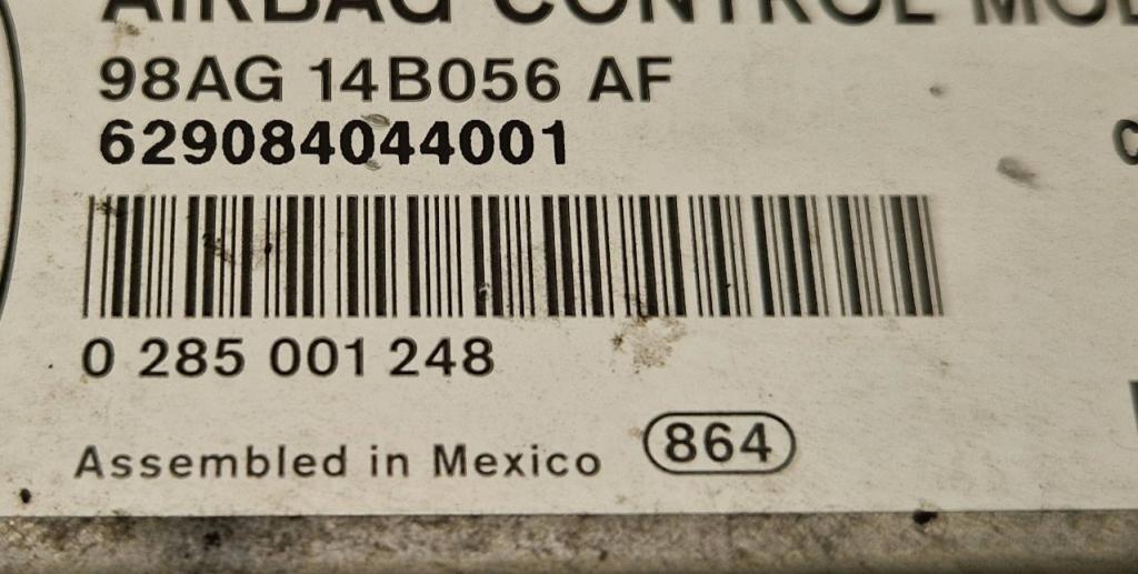 Ford Focus Mk1 1998-2004 hatchback 1.8 D diesel MT 66 kW 2001  Riadiaca jednotka airbagu 98AG14B056AF