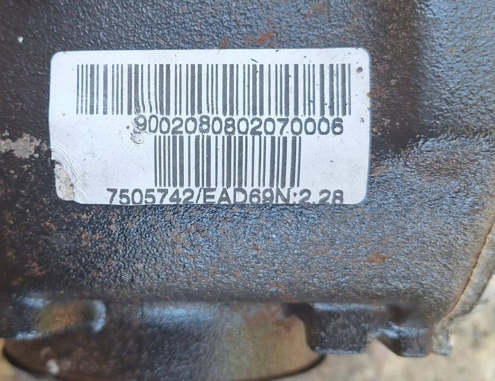 BMW 3 E46 1998-2007 combi 3.0 D diesel 135 kW Diferenciál zadný 7505742 2.28