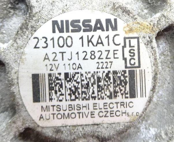 Nissan Qashqai I J10 2006-2013 hatchback 1.6 16v petrol MT 84 kW 2009  Alternátor 23100-1KA1C
