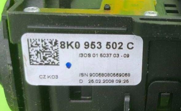 Audi A5 8T 2007-2016 hatchback 3.0 TDI V6 diesel AT 176 kW 2011  Prepínacie páčky pod volantom 8K0953502C