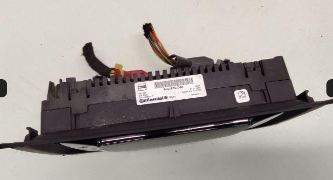 Seat Ibiza IV 6J 2008-2017 hatchback 1.4 16v petrol BXW MT 63 kW 2009  Panel kúrenia/klimatizácie 6J0820043