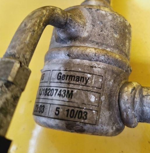 Skoda Octavia I 1996-2010 hatchback 1.9 TDI diesel MT 66 kW 2002  Hadica klimatizácie 1J1820743M