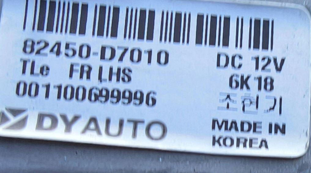 Hyundai Tucson II 2009-2015 LM suv   Motorček okien predný ľavý 82450D7010