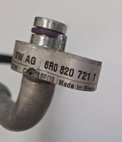 Skoda Fabia II 2007-2014 hatchback 1.4 16v petrol MT 63 kW  Rúrka klimatizácie 6R0820721T