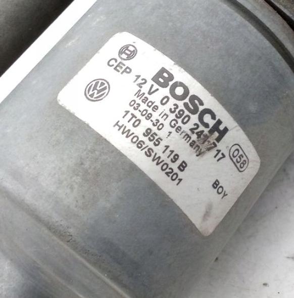 Volkswagen Touran I 2003-2015 hatchback 2.0 TDI  MT  Mechanizmus stieračov predný 1T0955119B 0390241717