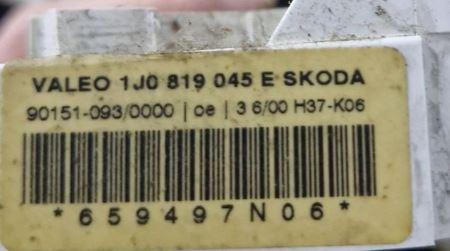 Skoda Octavia I 1996-2010 combi 1.6 8v petrol MT 74 kW 1999  Panel kúrenia/klimatizácie 1J0819045E