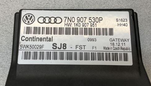 Volkswagen Passat B7 2010-2014 sedan 2.0 TDI diesel MT 103 kW 2012  Modul komfortu 7N0907530P