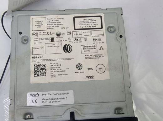 Volkswagen Golf VII 2012-2020 hatchback 1.6 TDI diesel MT 77 kW 2012  CD menič 3Q0035819C