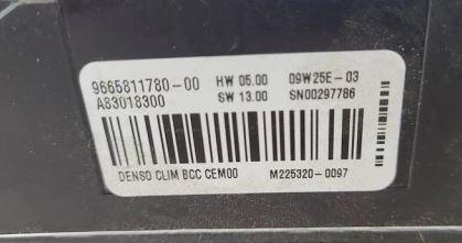 Citroen C4 Grand picasso I 2006-2013 hatchback 1.6 16v petrol MT 88 kW 2011  Modul klimatizacie 9665811780 A83018300