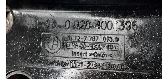 BMW 3 E46 1998-2007 sedan 2.0 petrol MT 110 kW 1999  Veko ventilov 7787073 0928400396