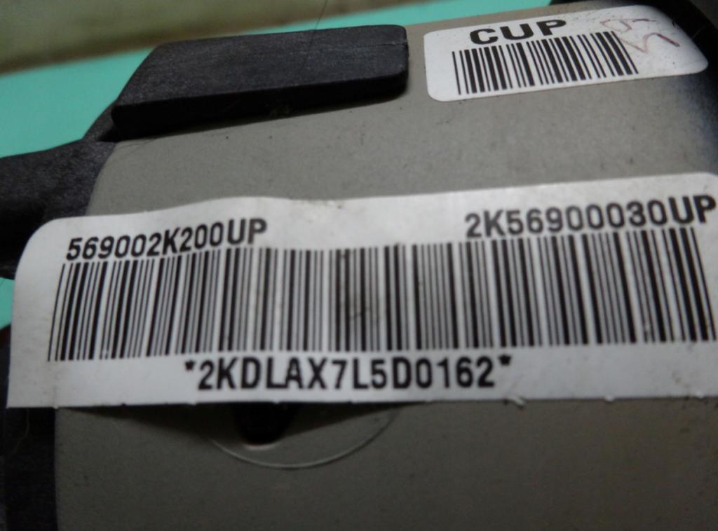 Kia Soul I 2008-2013 Airbag volantu 569002K200UP