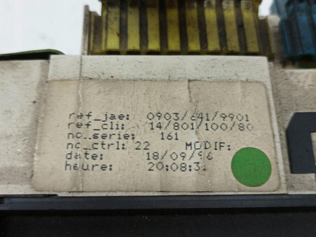 Fiat Scudo I 1995-2007 1.9 D diesel 1996  Prístrojová doska 09036419901