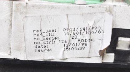 Citroen Jumpy 1994-2006 1.9 D diesel 51 kW 2004  Prístrojová doska 1480110080  09036419901