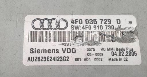 Audi A6 C6 2004-2011 sedan 2.0 TDI diesel MT 103 kW 2008  CD menič 4F0035729D