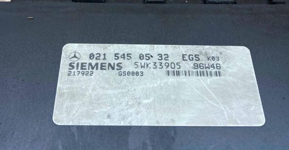 Mercedes E W210 1995-2002 combi 2.9 TD diesel AT 95 kW 1996  Riadiaca jednotka prevodovky 0215450532 5WK33905