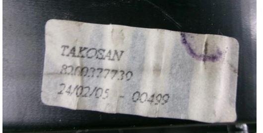 Dacia Logan I 2005-2014 sedan 1.4 8v petrol MT 55 kW 2007  Prístrojová doska P8200377739