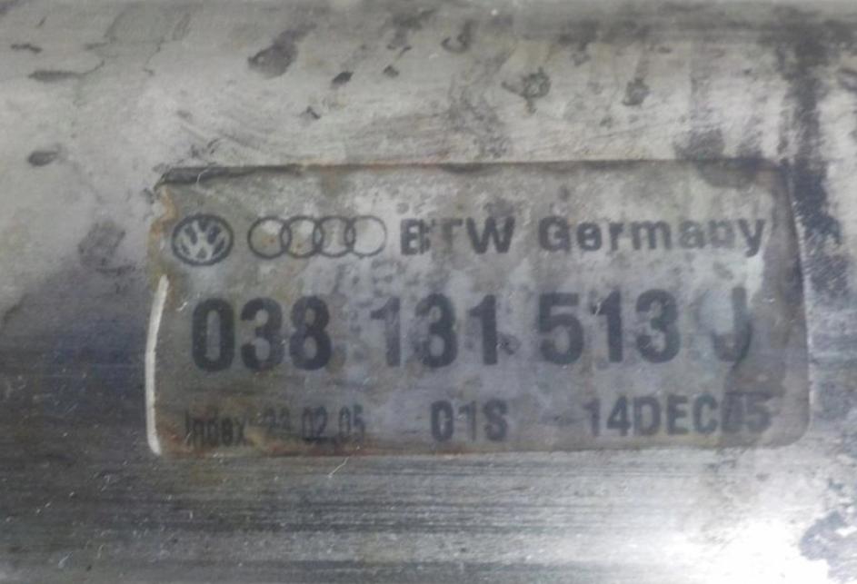 Volkswagen Transporter T5 2003-2015 hatchback 1.9 TDI diesel MT 75 kW 2007  Chladič spalín 038131513J