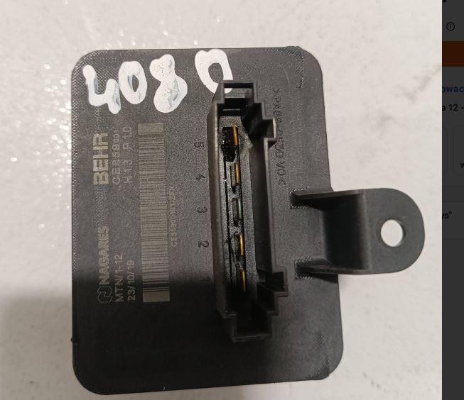 Peugeot 308 II 2013-2021 hatchback 1.6 THP petrol 5F02 MT 92 kW 2013  Odpor (rezistor) kúrenia CE859001 H13P10 CE65900101J