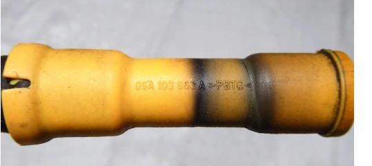 Skoda Fabia II 2007-2014 hatchback 1.4 TDI diesel 59 kW 2008 Mierka hladiny oleja 045115629F