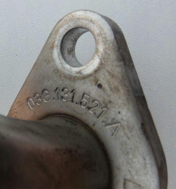 Skoda Octavia II 2004-2013 hatchback 2.0 TDI diesel MT 103 kW 2008  EGR rura 03G131521A