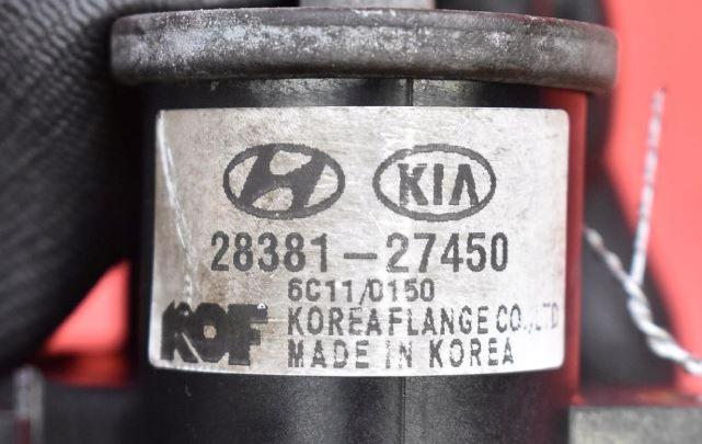 Kia Magentis II 2008-2010 sedan 2.0 CRDI diesel MT 110 kW 2010  Nastavovač (klapka) sacieho potrubia 28381-27450 KIA