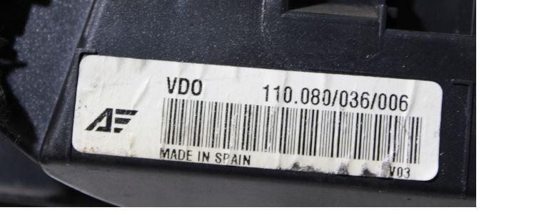 Ford Galaxy Mk2 2000-2006 minivan 1.9 TDI diesel 85 kW 2000  Prístrojová doska 110.080/036/006