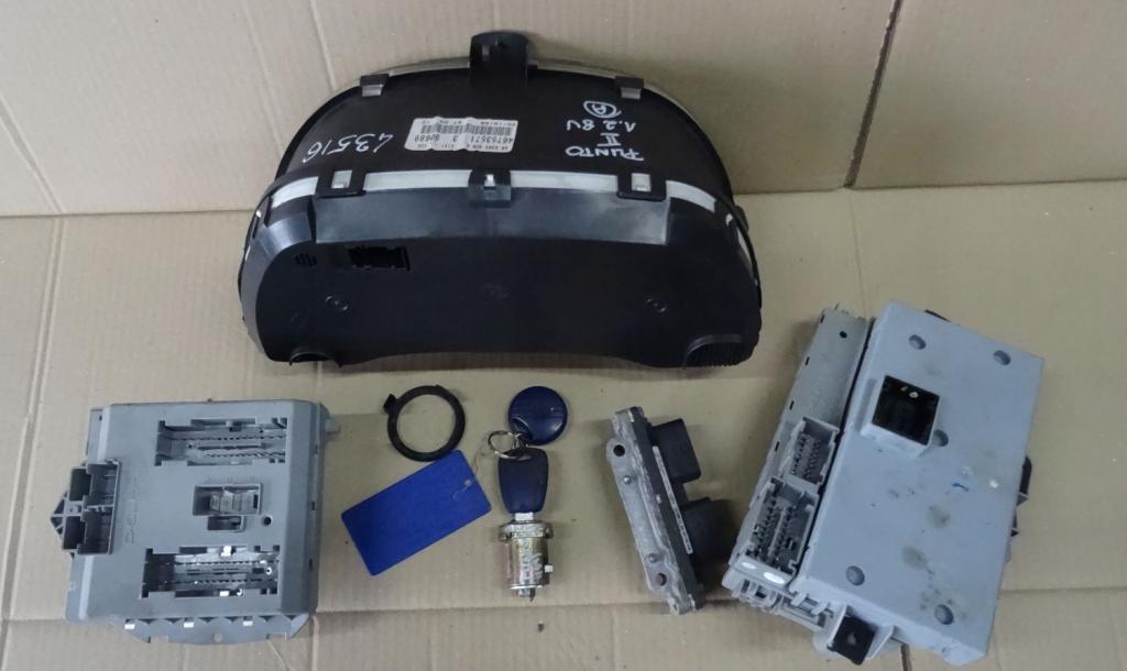 Fiat Punto II 1999-2010 hatchback 1.2 8v petrol MT 44 kW 2006  Riadiaca jednotka motora (štartovací komplet) IAW59FM2 46760606 46766765