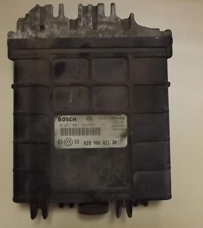 Volkswagen Vento sedan 1.9 D diesel MT 47 kW 1993  Riadiaca jednotka motora 0281001343/344 028906021BP