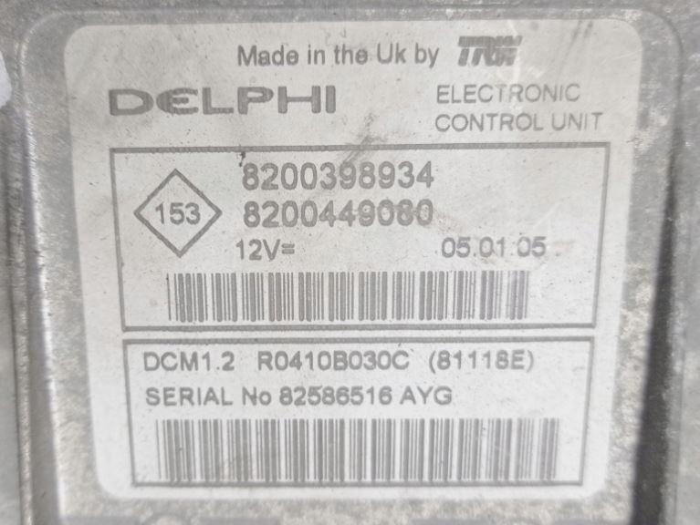 Renault Modus hatchback 1.5 DCI diesel MT 63 kW 2007  Riadiaca jednotka motora 8200398934