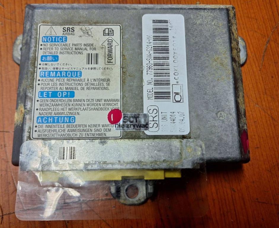 Honda CR-V III 2006-2011 hatchback 2.0 16v petrol AT 110 kW 2009  Riadiaca jednotka airbagu 77960-SWA-G214-M4