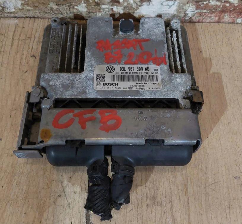 Volkswagen Passat B6 2005-2010 combi 2.0 TDI diesel MT 103 kW 2008  Riadiaca jednotka motora 03L907309AE