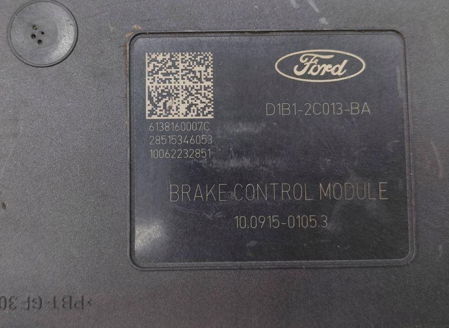 Ford Fiesta Mk7 2008-2017 hatchback 1.2 16v petrol MT 60 kW 2009  Pumpa ABS D1B12C405AC D1B12C013BA