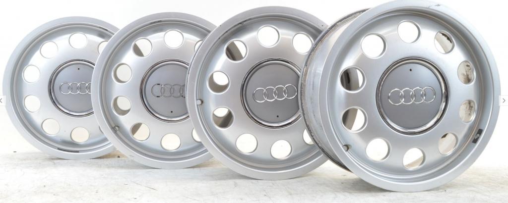 Audi A3 8P 2003-2012 hatchback 1.9 TDI diesel MT 77 kW 2004  Hliníkový disk-komplet 5x100 ET38 6J 15''