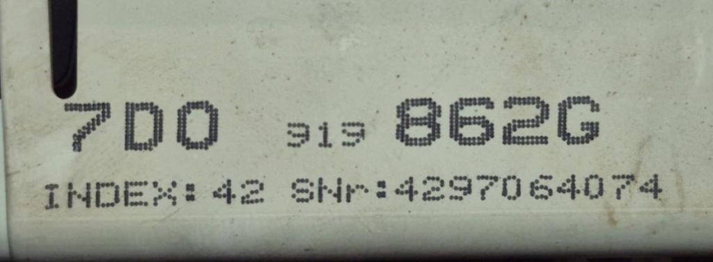 Volkswagen Transporter T4 1990-2003 2.4 D diesel 57 kW 1992  Prístrojová doska 7D0919862G