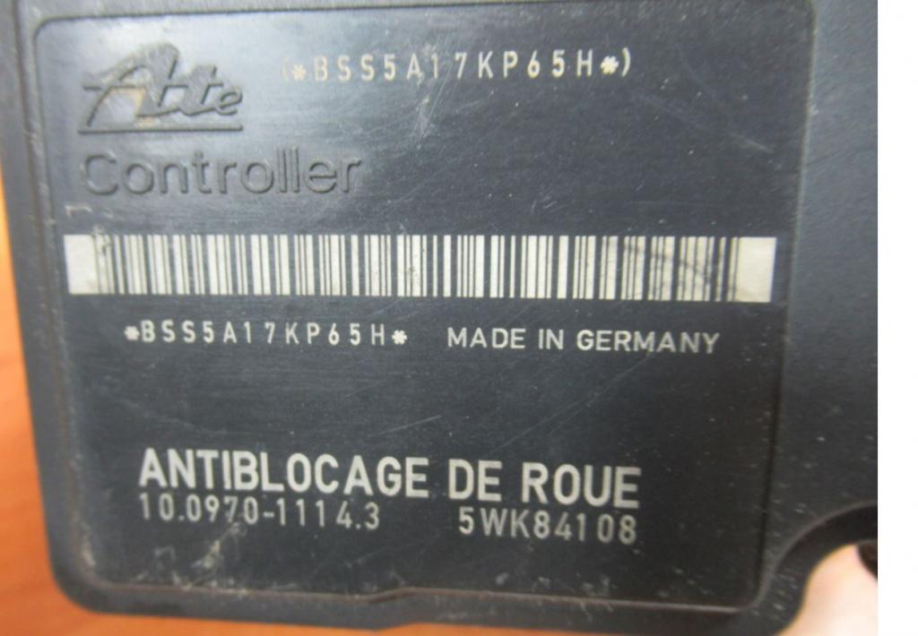 Peugeot 206 hatchback 1.4 petrol MT 55 kW 2000  Pumpa ABS 9652342980 10.0970-1114.3 5WK84108