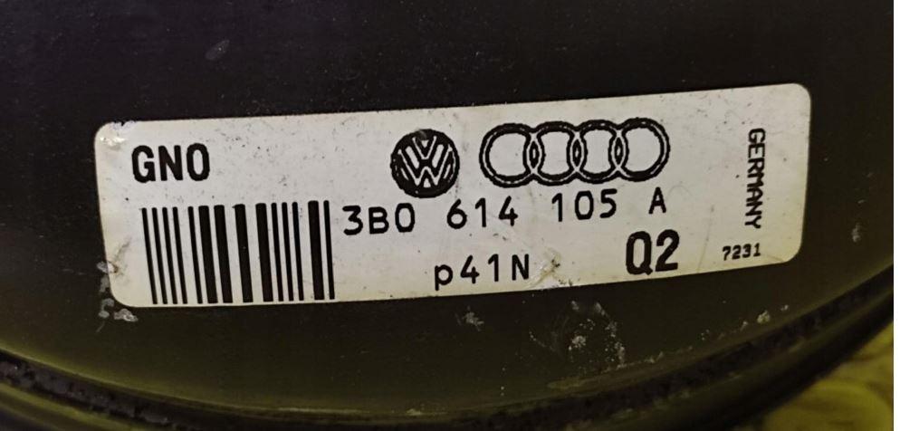 Volkswagen Passat B5 1995-2005 sedan 1.9 TDI diesel 96 kW 2002  Posilňovač bŕzd 3B0614105A