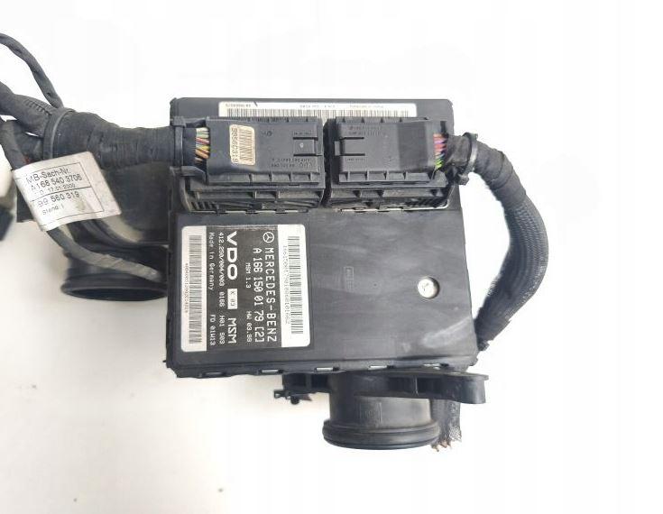 Mercedes A W168 1997-2004 hatchback 1.6 petrol AT 60 kW 2003  Riadiaca jednotka motora A1661500179 A1661404700